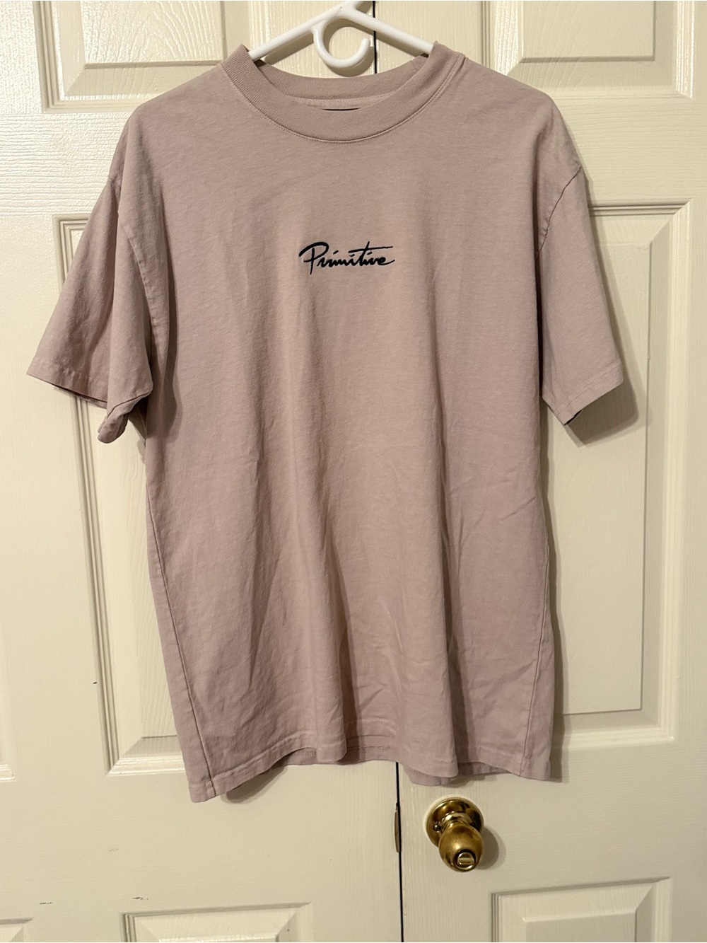 Primitive Tan Short-Sleeve Logo Tee